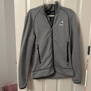 Grey and white jacket